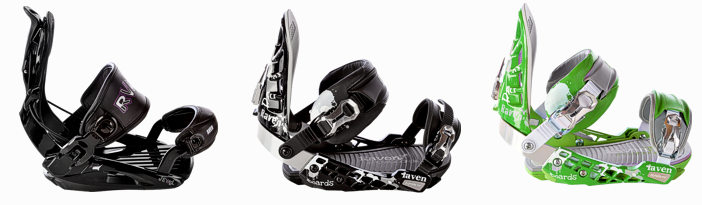 snowboard viazanie Raven